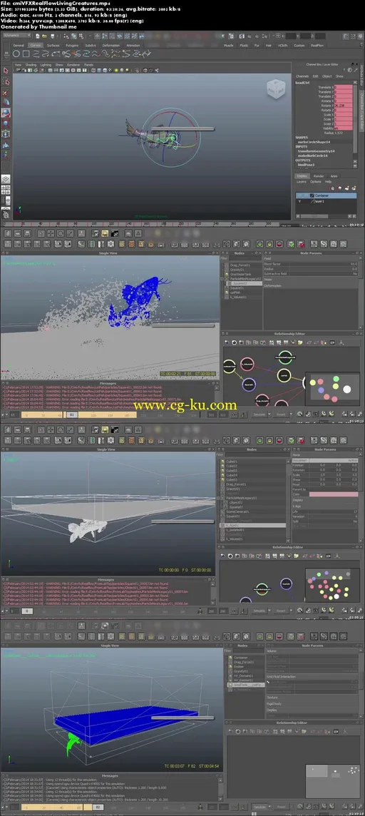 Living Creatures in Realflow Vol 01的图片1