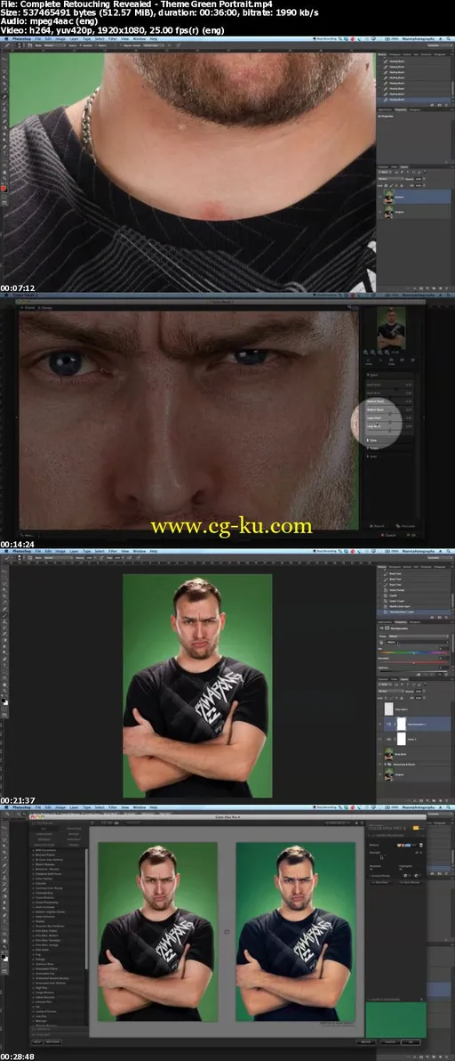 Complete Retouching Revealed – Theme Green Portrait的图片2