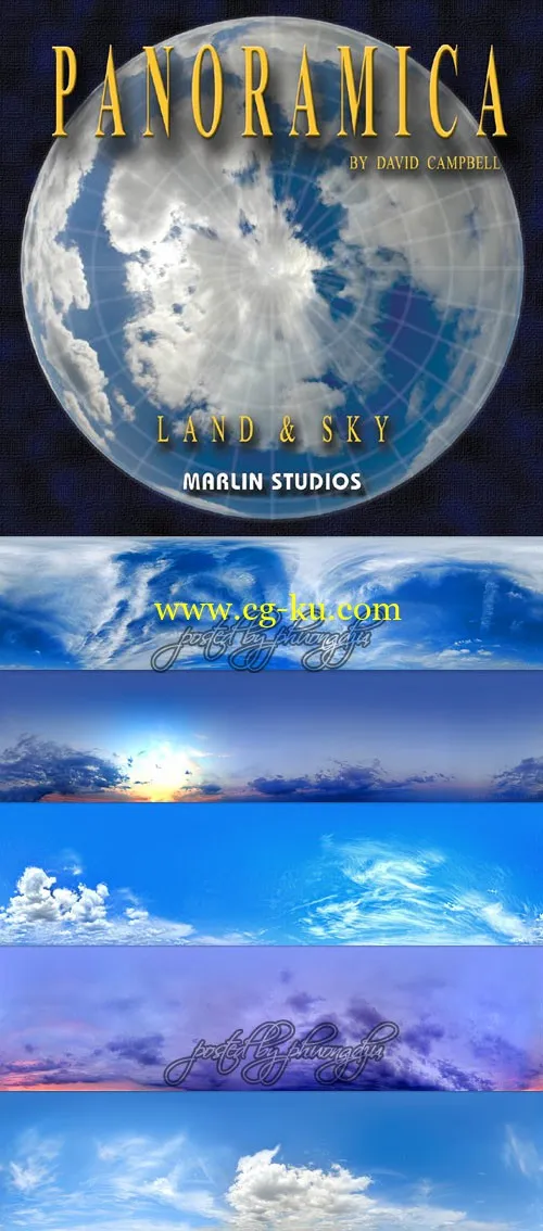 Marlin Studios Panoramica – Land & Sky Textures 天空纹理的图片1