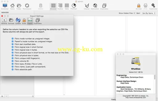 WhatSize 6.5.3 Multilangual MacOSX的图片2