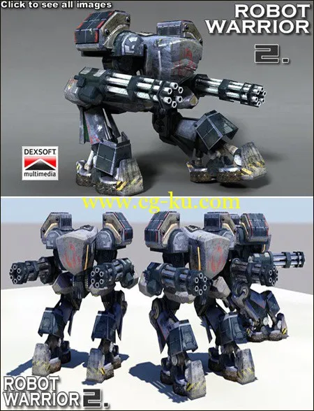 DEXSOFT-GAMES Robot Warrior 2 model pack by Tommy Wong Choon Yung的图片1