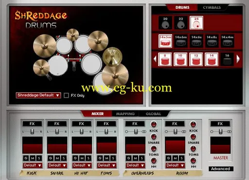 Impact Soundworks Shreddage Drums KONTAKT的图片1