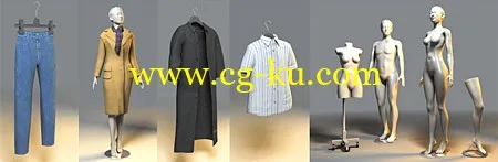 Dosch Design: 3D – Clothing 精品服装3D模型的图片1