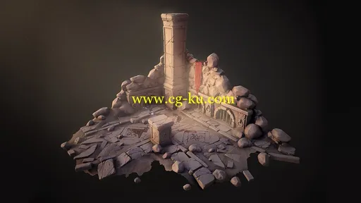 Sculpting a Stylized Game Environment in ZBrush and 3ds Max的图片1