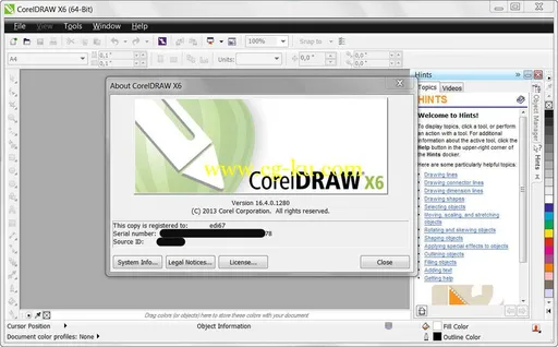 CorelDRAW Graphics Suite X6 16.4.0.1280 SP4的图片1