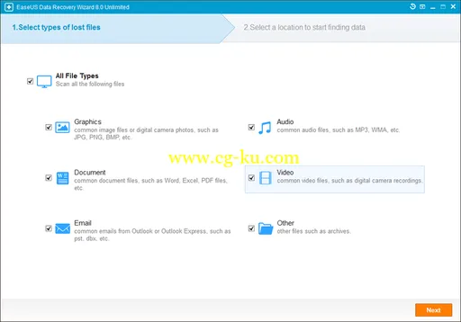 EaseUS Data Recovery Wizard Professional / AdvancedPE 9.0.0的图片1