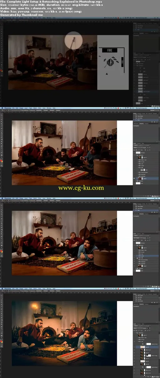 Complete Light Setup & Retouching Explained In Photoshop的图片2