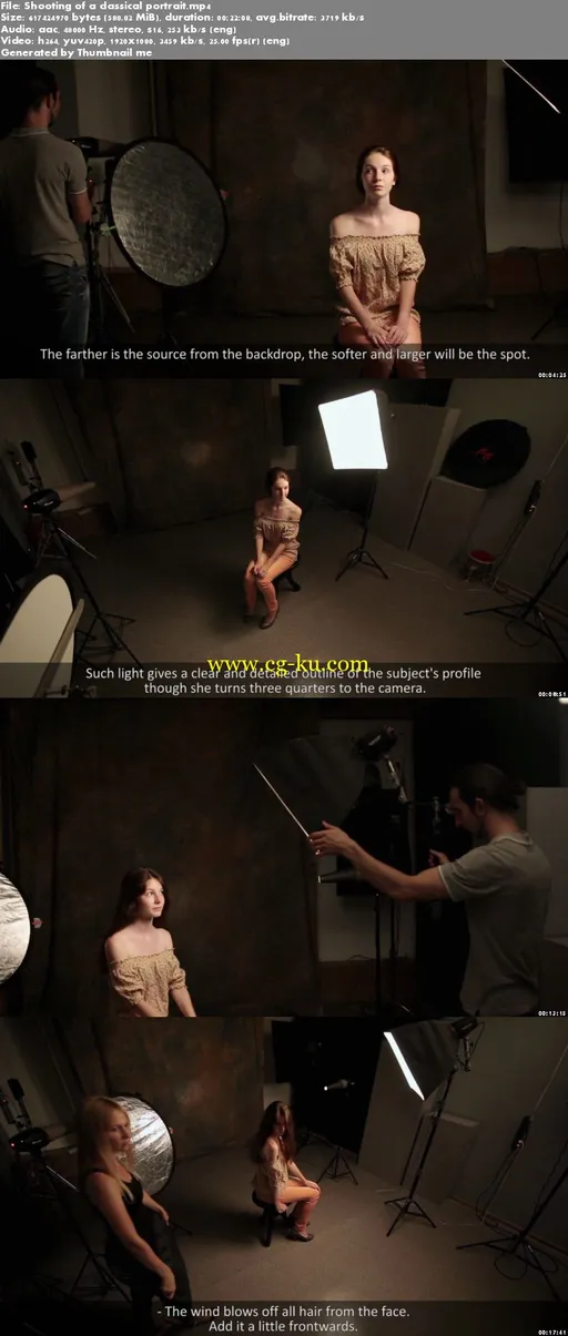 Video-lesson of shooting of a classical portrait的图片2