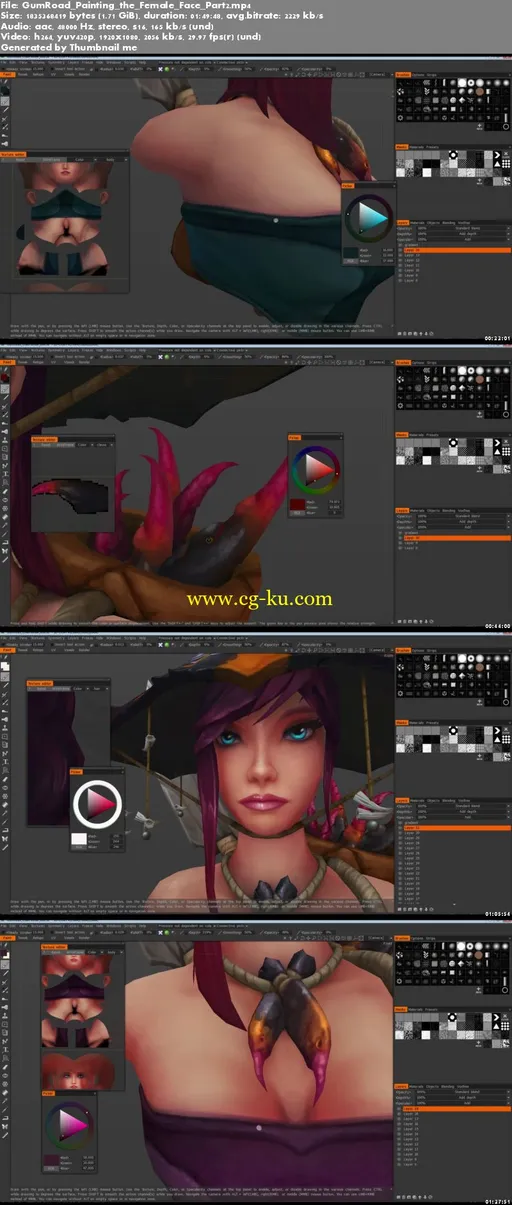 Texture Tutorial – Painting the Female Face的图片1