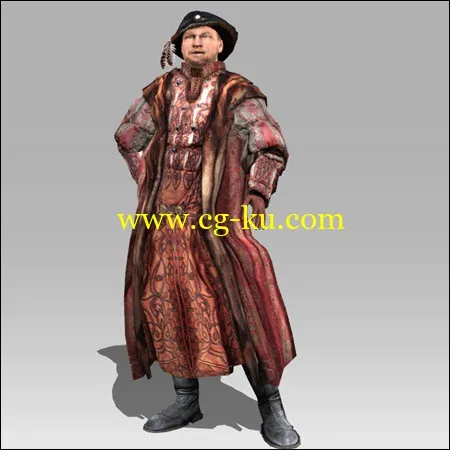 Arteria 3D Medieval TownsFolk Merchant的图片1