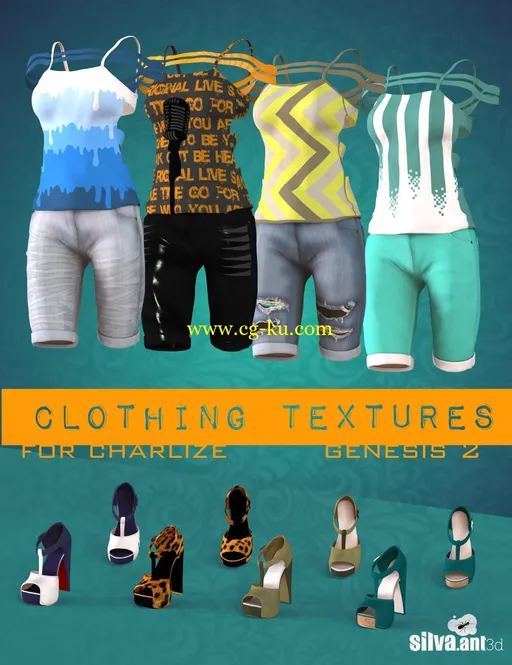 Daz3D Clothing Textures for Charlize的图片2