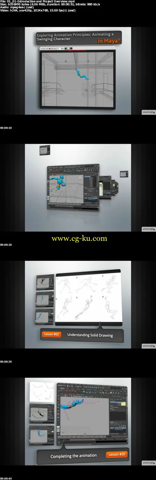 Exploring Animation in Maya: Animating a Swinging Character的图片1