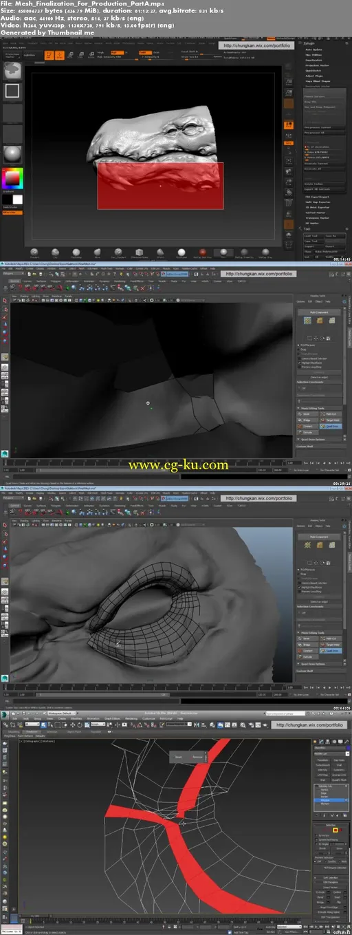 Finalizing Base Mesh Topology For Production by Chung Kan的图片1