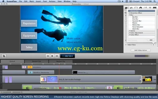 ScreenFlow 4.0.4 MacOsX的图片1