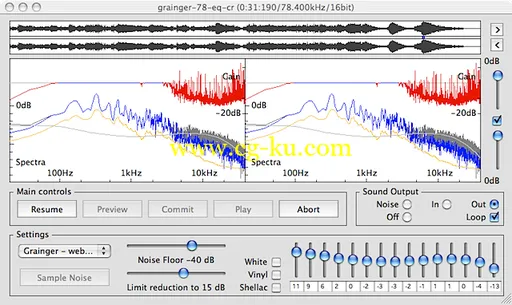 Audio Restoration DeNoise / DeNoiseLF 2.7.3 Win/MacOSX的图片1