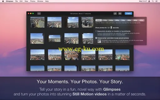 Glimpses 2.2 Multilangual Mac OS X的图片1