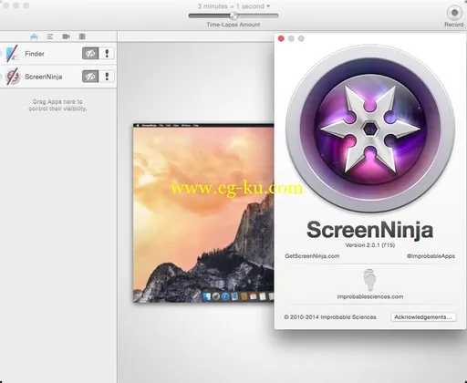 ScreenNinja 2.0.1 Mac OS X的图片2