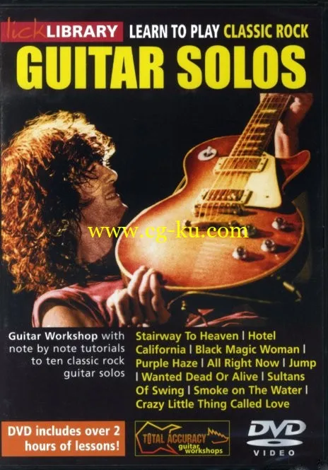 Lick Library – Learn to Play Classic Rock Guitar Solos – DVD – Volume 1, 2 & 3的图片1