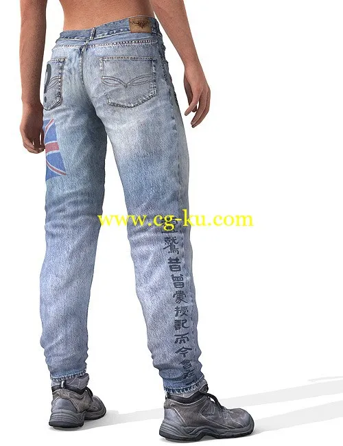 Daz3D StreetWear : Jeans For Genesis的图片1