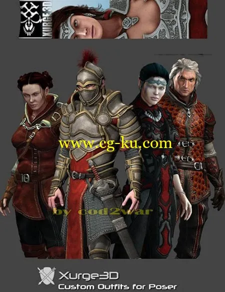 DAZ – Poser Xurge 3D Models的图片1