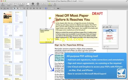 PDFpenPro 6.2 MacOSX的图片1