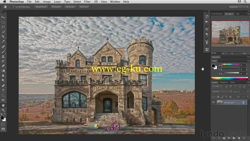 Lynda – Digital Painting: Architecture的图片1