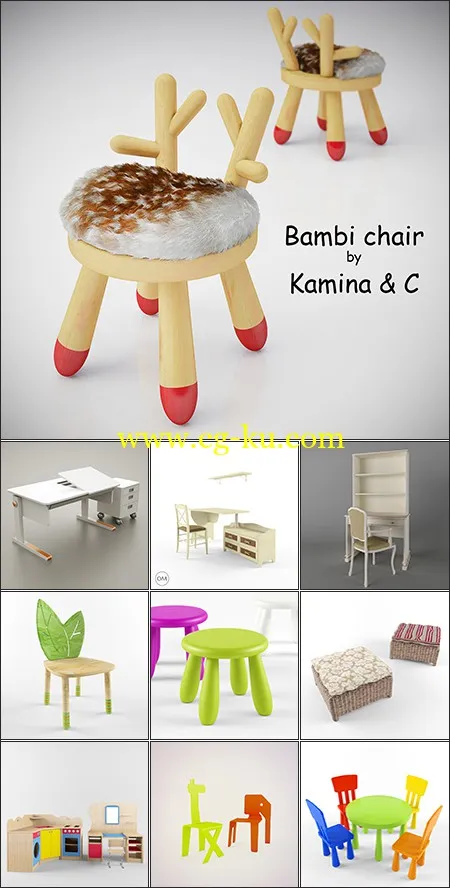 Modern Table and Chair Childroom的图片1