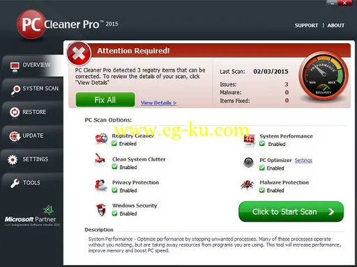 PC Cleaner Pro 23.0.15.10.4的图片1