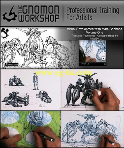 The Gnomon Workshop: Visual Development with Marc Gabbana – Volume One的图片1