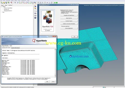 Altair HyperForm Solista(HyperWorks)12.0 X32/X64 冲压成形有限元分析软件的图片3