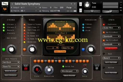 Indiginus Solid State Symphony v1.4 KONTAKT的图片1