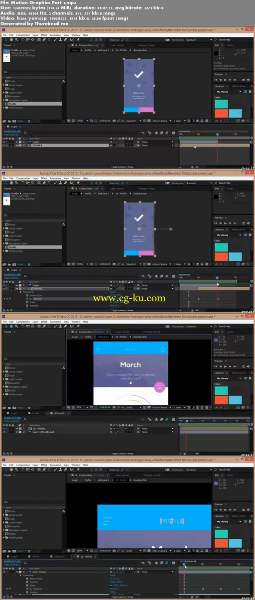 Getting Started With Motion Graphics : Animate UI Designs With Adobe After Effect的图片1