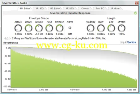 LiquidSonics Reverberate v1.810 MacOSX 环绕音效处理器的图片1