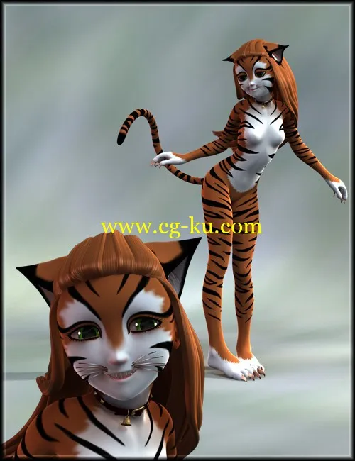 Daz3D Poser Catgirl Genesis的图片1