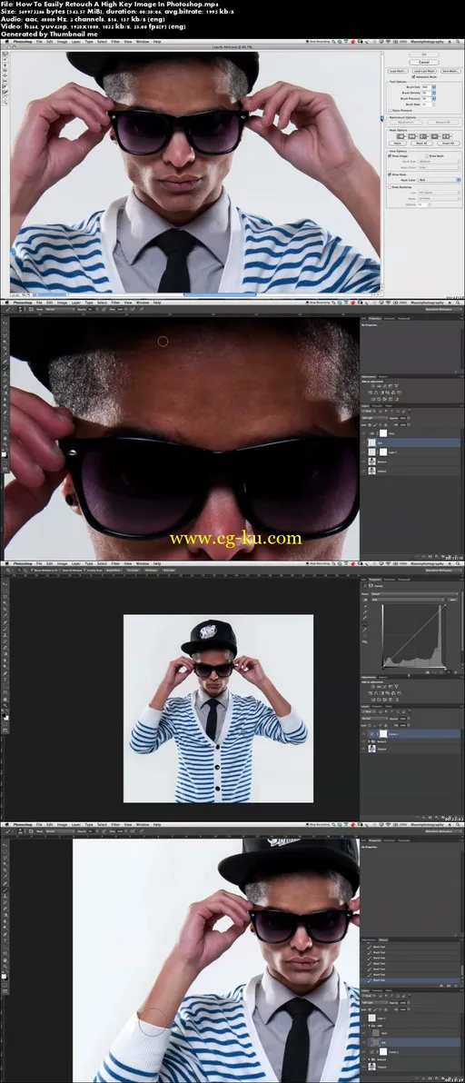 How To Easily Retouch A High Key Image In Photoshop的图片2