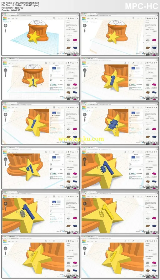 Lynda – Tinkercad: Modeling Custom Designs for 3D Printing的图片2