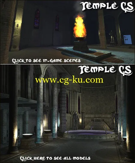 DEXSOFT-GAME Temple Construction Set model pack by Pablo Ariel的图片1