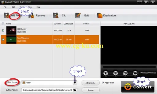 Kvisoft Video Converter 2.1.2的图片1