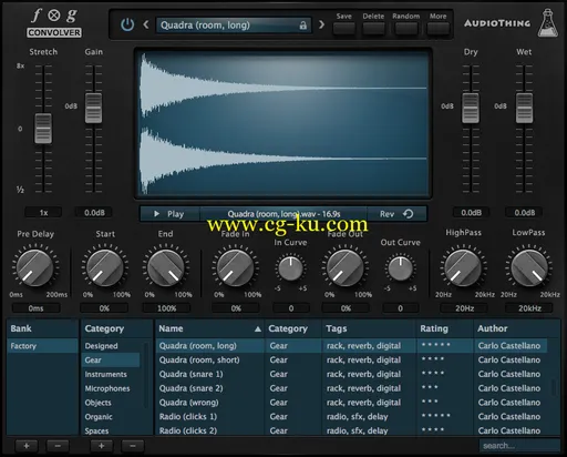 AudioThing Fog Convolver 1.1.0 Win/Mac的图片1