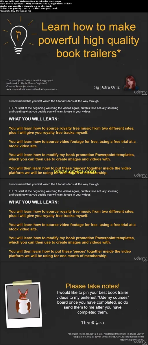 Udemy – Learn how to make powerful high quality book trailers的图片2