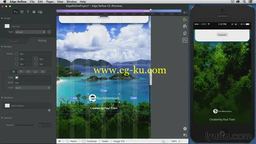 Lynda – Creating a Responsive Design with Edge Reflow的图片2