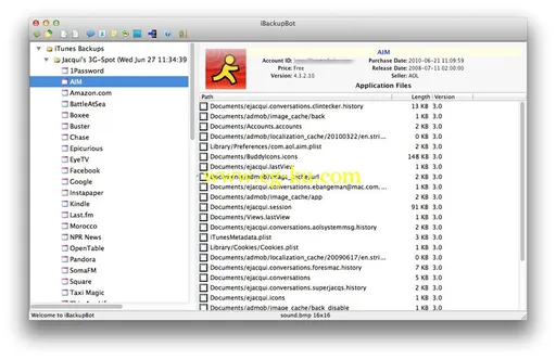 iBackupBot 5.3.8 MacOSX的图片1