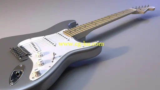 Dixxl Tuxxs – Modeling a Detailed Electric Guitar in Maya的图片1