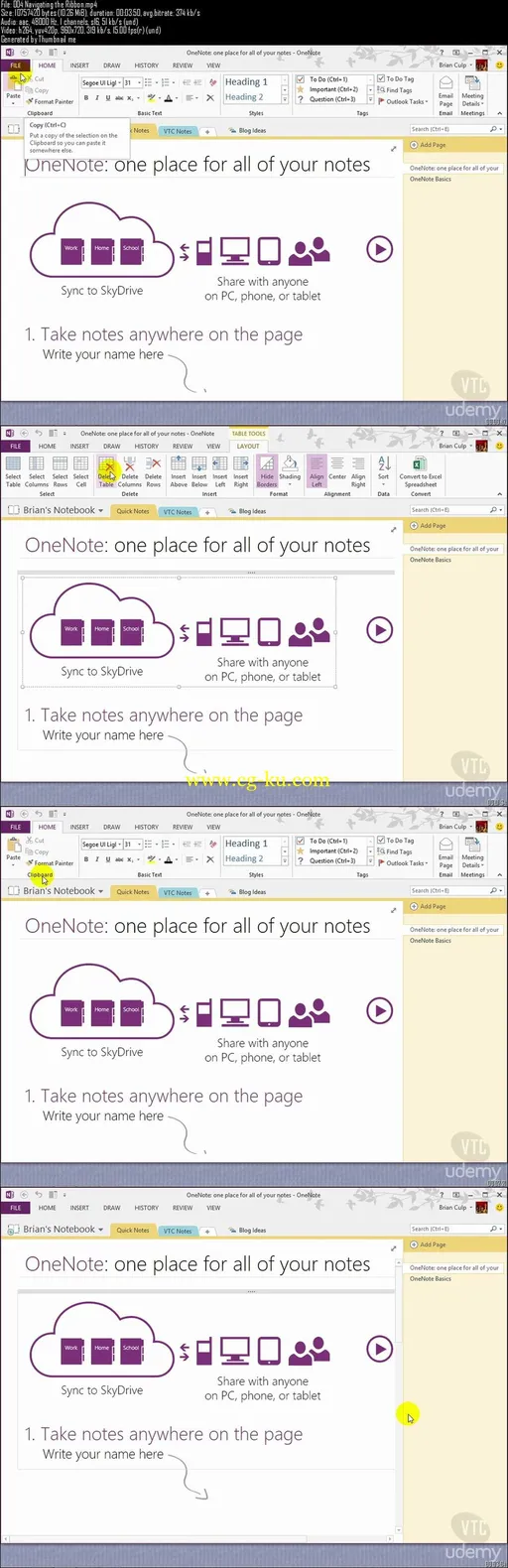 Udemy – OneNote 2013 – Like a Boss. 7 hrs tips/tricks. (PC or Mac)的图片2