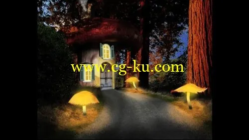 Bert Monroy: Dreamscapes – Mushroom House的图片1