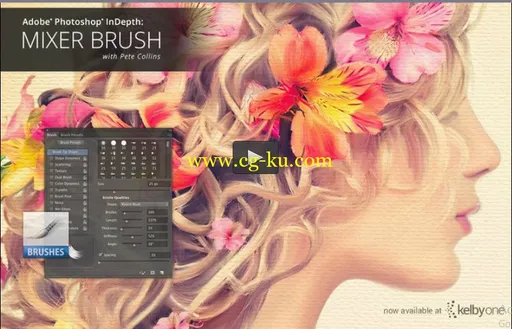 KelbyOne – Adobe Photoshop In-Depth: The Mixer Brush Tool的图片1