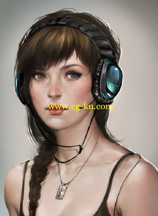 Gamer girl – Digital Painting的图片2