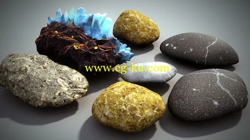 CGCookie – Shading Procedural Rocks (3Ds Max & Vray)的图片1