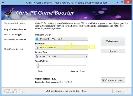 Chris-PC Game Booster 3.40的图片1