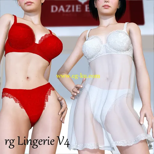 Renderosity rg V4LingerieT1的图片1